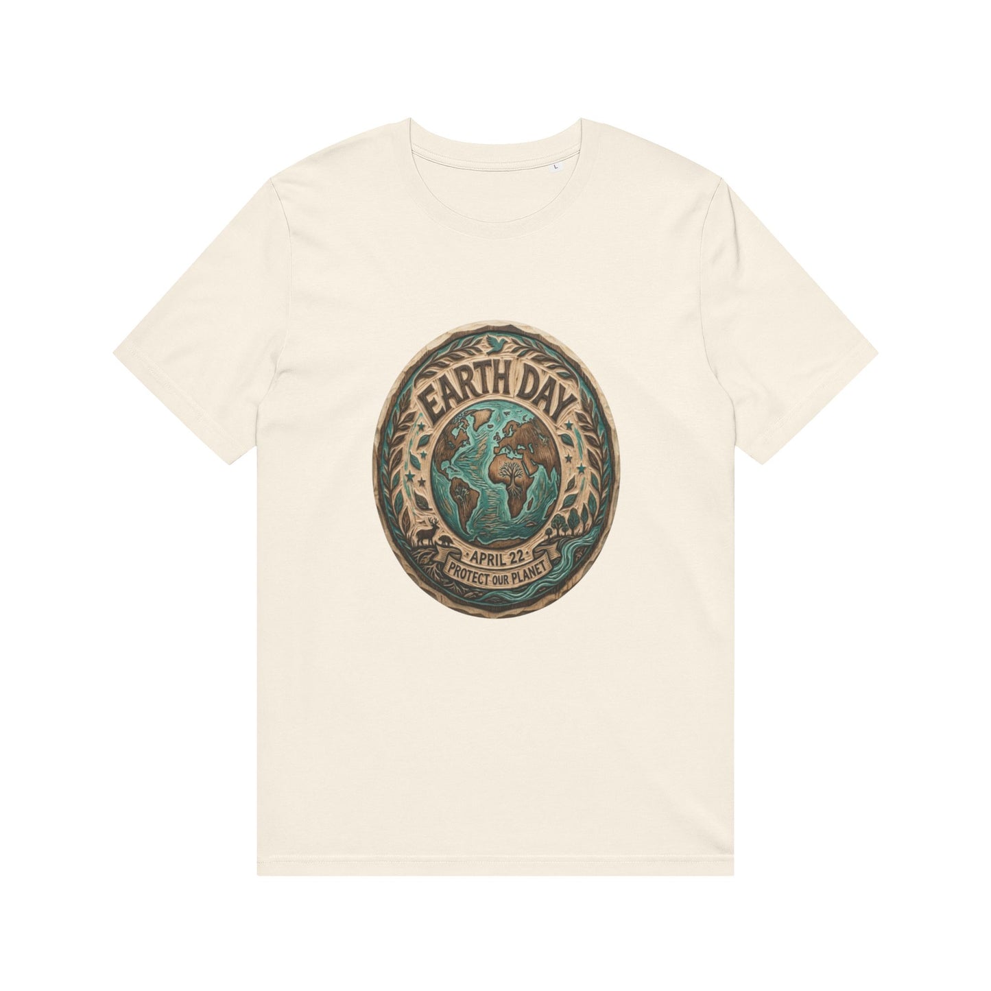 Earth Day Vintage Globe T-Shirt – April 22 Environmental Awareness Tee