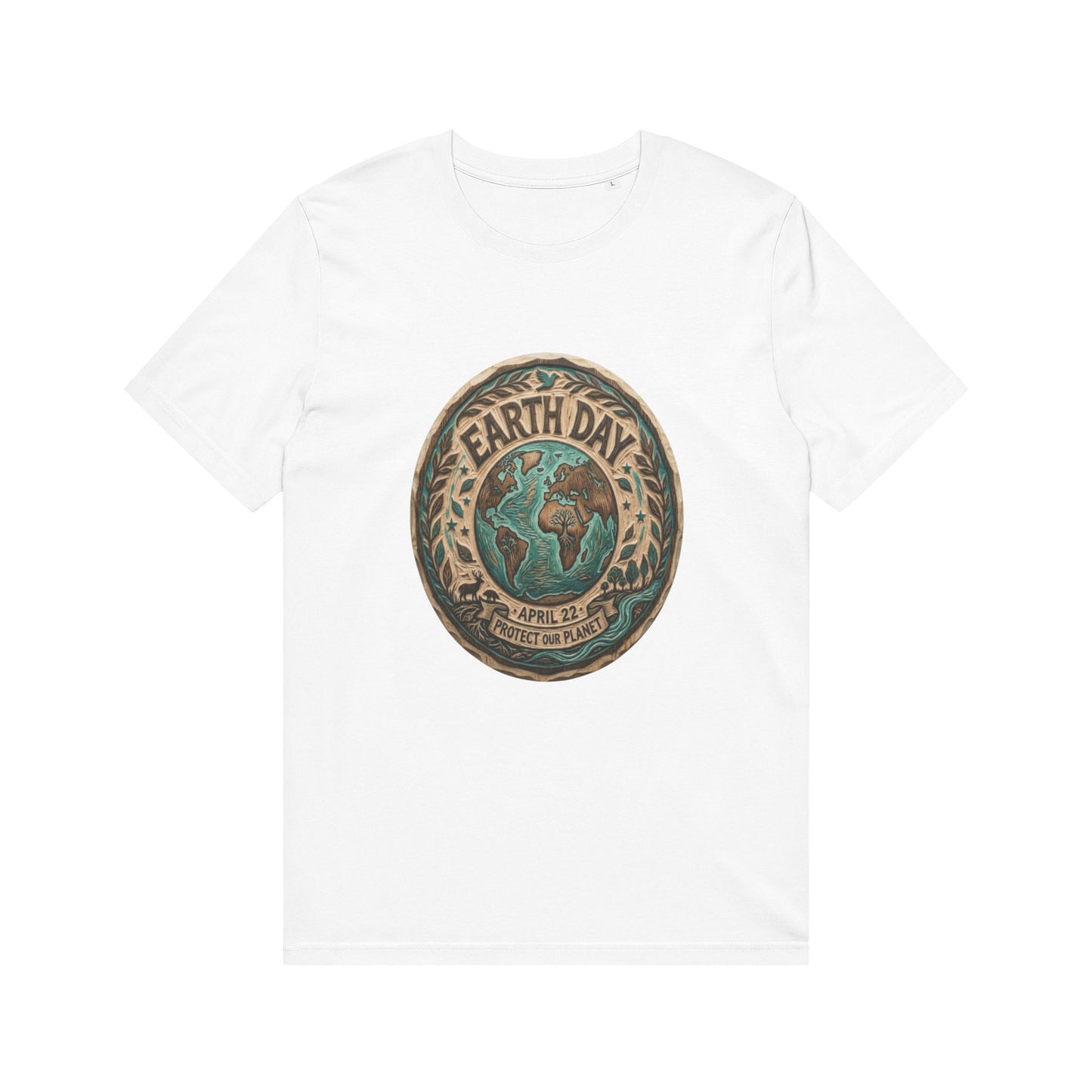 Earth Day Vintage Globe T-Shirt – April 22 Environmental Awareness Tee