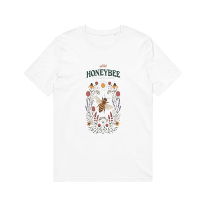 Honeybee Floral T-Shirt — Bee Lover Garden Tee
