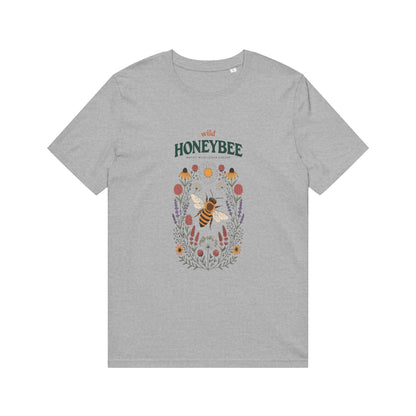 Honeybee Floral T-Shirt — Bee Lover Garden Tee