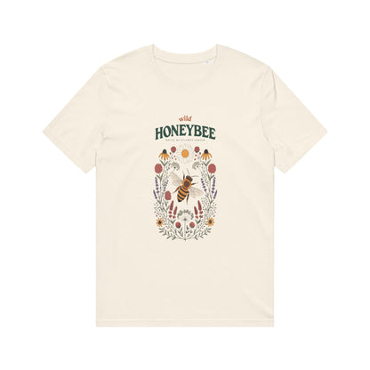 Honeybee Floral T-Shirt — Bee Lover Garden Tee