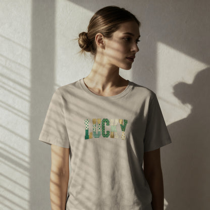 Lucky Floral T-Shirt — St. Patrick’s Day Green Leaf Graphic Tee
