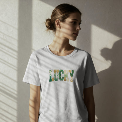 Lucky Floral T-Shirt — St. Patrick’s Day Green Leaf Graphic Tee