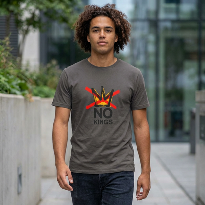 No Kings Anti-Trump Protest T-Shirt — Political Activist Tee