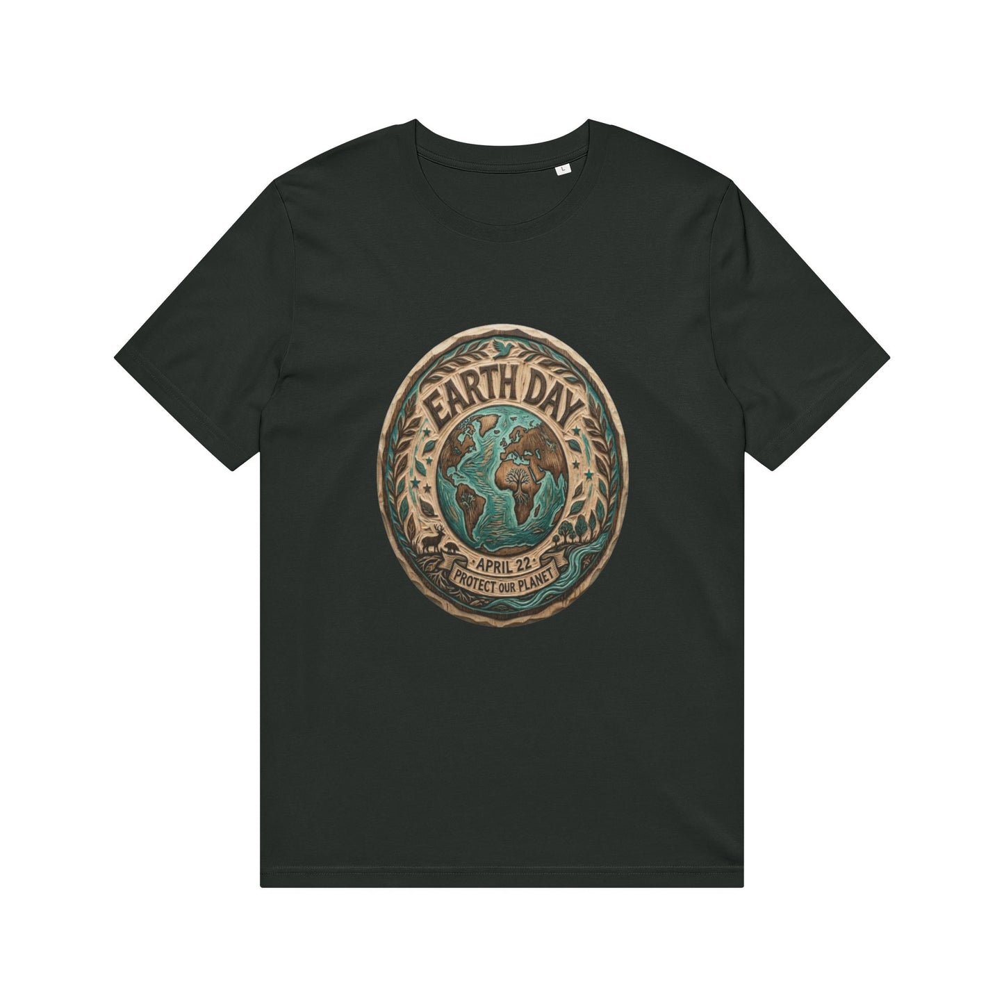 Earth Day Vintage Globe T-Shirt – April 22 Environmental Awareness Tee