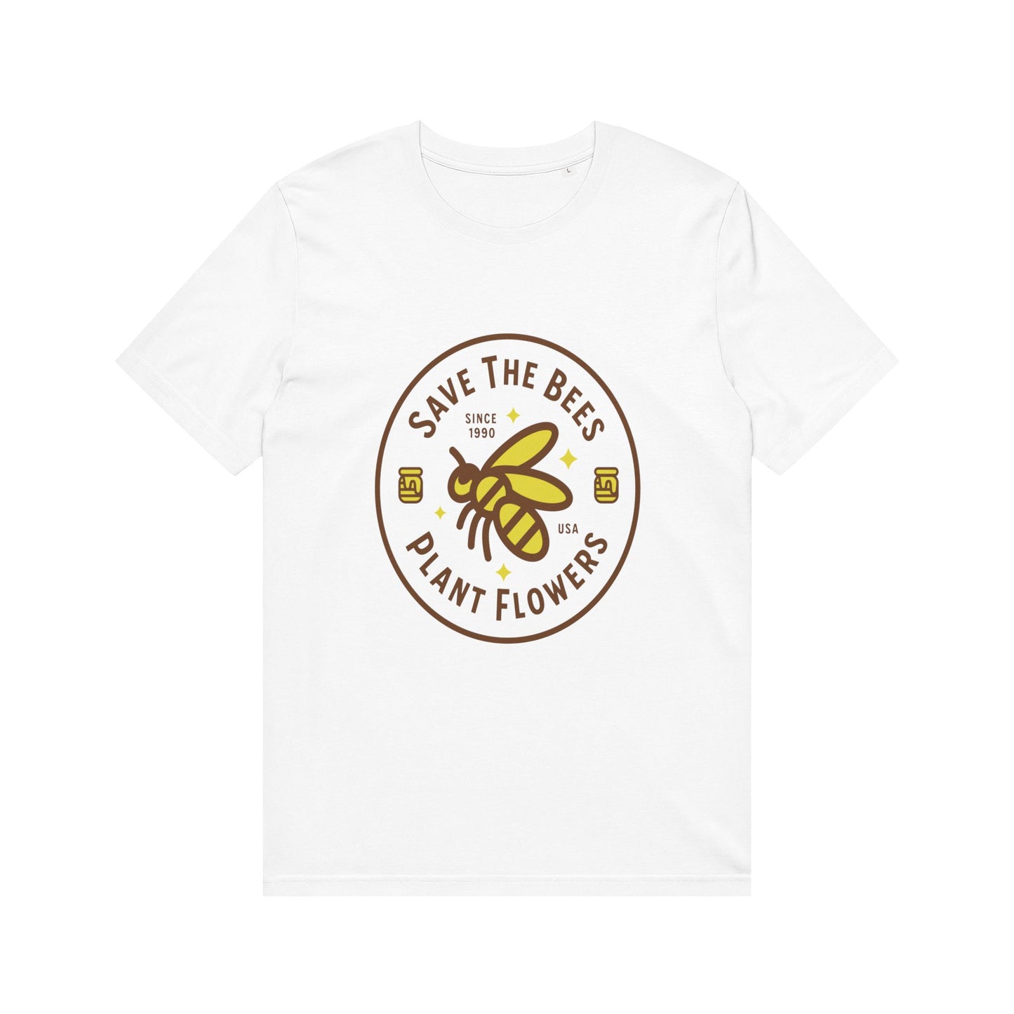 Save the Bees Plant Flowers T-Shirt — Eco Bee Conservation Tee