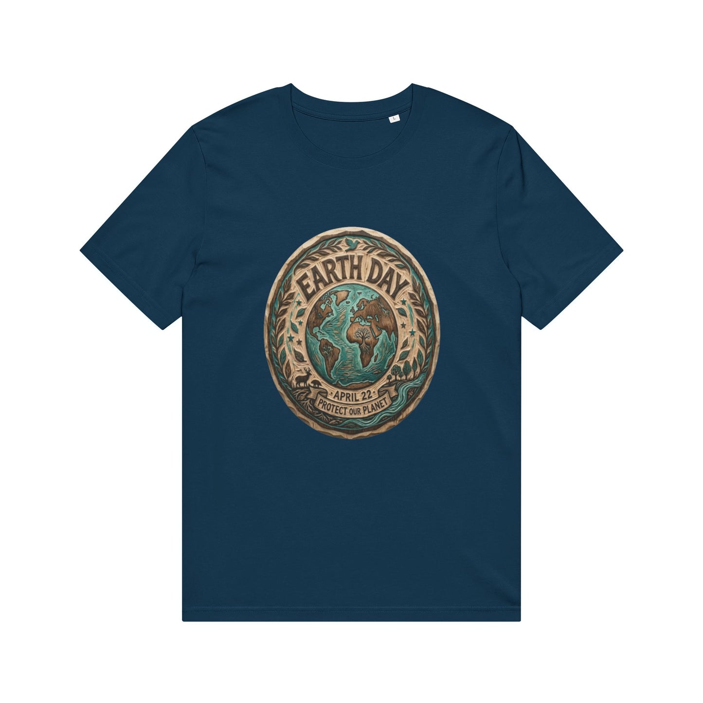 Earth Day Vintage Globe T-Shirt – April 22 Environmental Awareness Tee