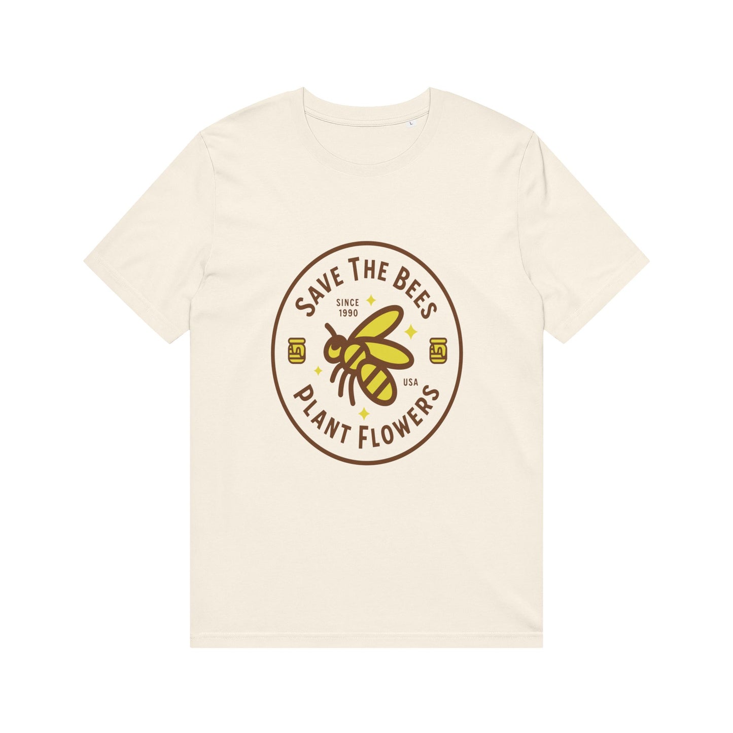 Save the Bees Plant Flowers T-Shirt — Eco Bee Conservation Tee