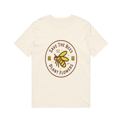 Save the Bees Plant Flowers T-Shirt — Eco Bee Conservation Tee