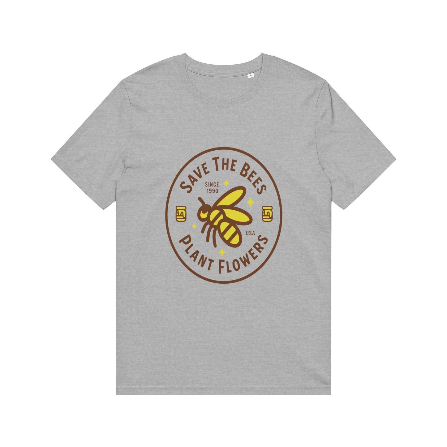 Save the Bees Plant Flowers T-Shirt — Eco Bee Conservation Tee