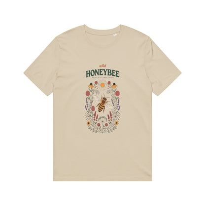 Honeybee Floral T-Shirt — Bee Lover Garden Tee