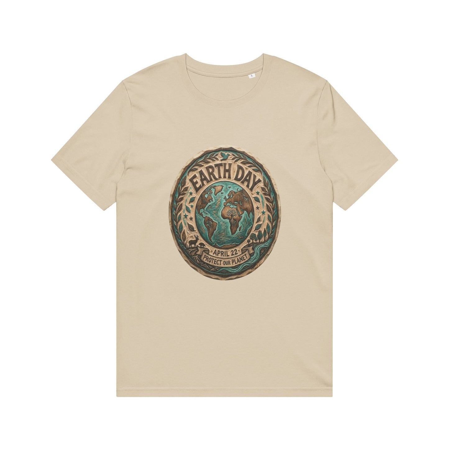Earth Day Vintage Globe T-Shirt – April 22 Environmental Awareness Tee