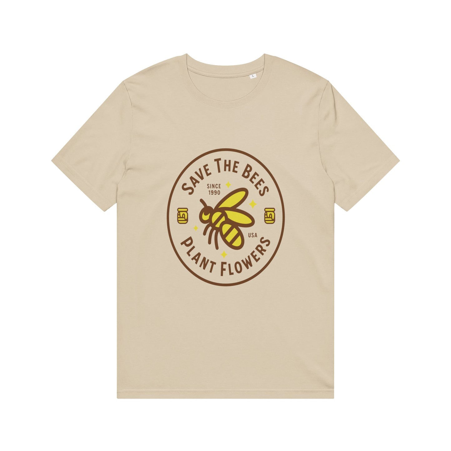 Save the Bees Plant Flowers T-Shirt — Eco Bee Conservation Tee