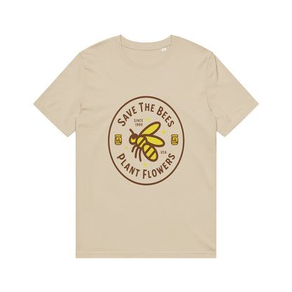 Save the Bees Plant Flowers T-Shirt — Eco Bee Conservation Tee